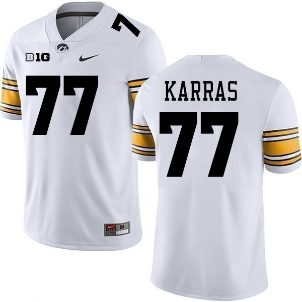 Alex Karras Iowa Jersey,University Of Iowa Hawkeyes Fotoball Uniforms,Jersey,Gears-White